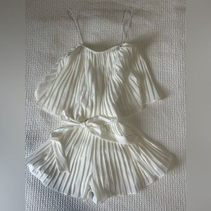 Vici Classy Pleated Romper